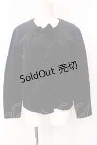 INGEBORG / ベロアキルトジャケット  クロ O-25-07-17-011-LO-JA-IG-ZT209