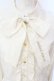 画像2: Angelic Pretty / ロゴ刺繍リボンタイブラウス  アイボリー O-25-07-17-108-AP-BL-OW-OS (2)