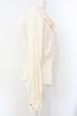 画像3: Angelic Pretty / ロゴ刺繍リボンタイブラウス  アイボリー O-25-07-17-108-AP-BL-OW-OS