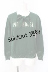 PINK HOUSE / リボンロゴニット  グリーン O-25-07-17-012-LO-TO-IG-OS