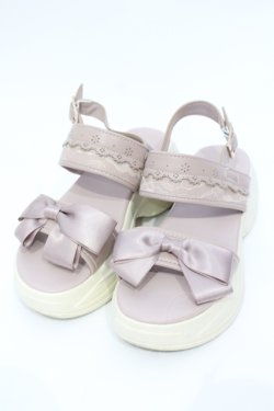 画像1: m petit by misako / AMリボンスニーカーサンダル M ピンク O-25-07-17-114-LO-SH-IG-OS