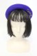 画像2: Enchantlic Enchantilly / ロゴプリントベレー帽  ブルー O-25-07-17-115-LO-AC-IG-OS (2)