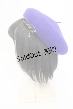 画像4: Enchantlic Enchantilly / ロゴプリントベレー帽  ブルー O-25-07-17-115-LO-AC-IG-OS