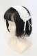 画像1: Innocent World / ミニバラサテンリボン付きヘッドドレス  シロ O-25-07-17-119-IW-AC-IG-OS (1)