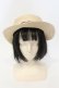 画像4: axes femme / 巻き薔薇ブローチカンカン帽  ナチュラル×ブルー O-25-07-17-122-AX-AC-IG-OS (4)