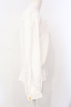 画像3: INGEBORG / タックロゴリボンブラウス  シロ O-25-07-17-018-LO-BL-IG-OS