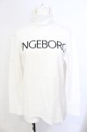 画像1: INGEBORG / ロゴプリントハイネックカットソー  シロ O-25-07-17-020-LO-TO-IG-ZT195 (1)