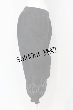 画像2: Qutie Frash / 七分丈ミリタリーパンツ L ブラック O-25-07-17-003-QU-PA-YM-ZI