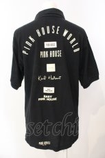 画像3: PINK HOUSE / バックロゴプリントポロシャツ  クロ O-25-07-17-027-LO-BL-IG-ZT224 (3)