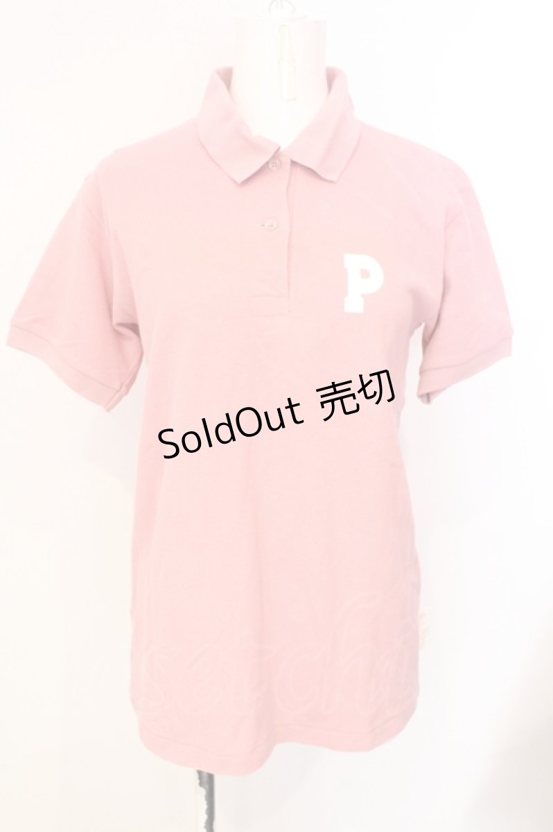 画像1: PINK HOUSE / ロゴプリントポロシャツ  ピンク O-25-07-17-029-LO-BL-IG-ZT195 (1)