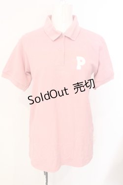 画像1: PINK HOUSE / ロゴプリントポロシャツ  ピンク O-25-07-17-029-LO-BL-IG-OS