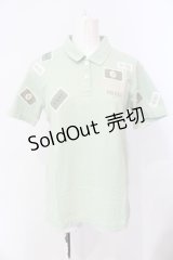 PINK HOUSE / ワッペンデザイン半袖ポロシャツ  ライトグリーン O-25-07-17-031-LO-TO-IG-OS