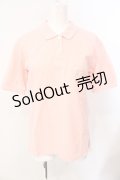 PINK HOUSE / ロゴパッチポロシャツ  ピンク O-25-07-17-032-LO-BL-IG-ZT212
