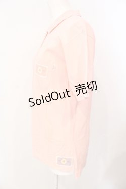 画像2: PINK HOUSE / ロゴパッチポロシャツ  ピンク O-25-07-17-032-LO-BL-IG-ZT212