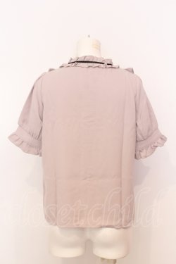 画像3: evelyn / Uフリルブラウス  ピンク O-25-07-18-028-LO-BL-OW-OS
