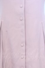 画像2: EATME / Wプリーツ開襟コンビワンピース M ピンク×クロ O-25-07-18-048-LO-OP-OW-ZT508 (2)