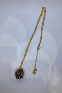 画像1: ALICE and the PIRATES / ハロウィンアップルネックレス  ゴールド O-25-07-18-1104-PA-AC-IG-OS