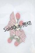 BABY,THE STARS SHINE BRIGHT / Creamy Berry リボンコサージュ  アカ O-25-07-18-1116-BA-AC-IG-OS