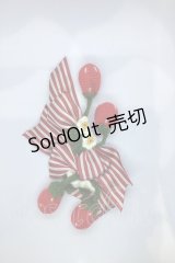 BABY,THE STARS SHINE BRIGHT / Creamy Berry リボンコサージュ  アカ O-25-07-18-1116-BA-AC-IG-OS