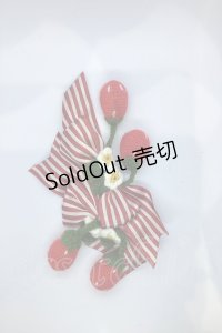 BABY,THE STARS SHINE BRIGHT / Creamy Berry リボンコサージュ  アカ O-25-07-18-1116-BA-AC-IG-OS