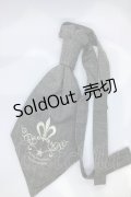 metamorphose / スクールネクタイ  グレー O-25-07-18-1123-ME-ZA-IG-OS