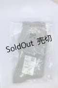 axes femme POETIQUE / リボン刺繍ソックス 22〜24.5ｃｍ グレー O-25-07-18-1010-AX-ZA-OW-OS