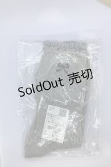axes femme POETIQUE / リボン刺繍ソックス 22〜24.5ｃｍ グレー O-25-07-18-1010-AX-ZA-OW-OS