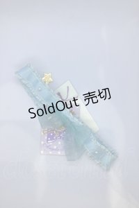 Angelic Pretty / オーガンジークロスチョーカー  サックス O-25-07-18-1015-AP-AC-IG-ZT486-F001