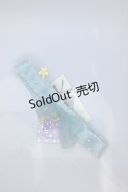 画像1: Angelic Pretty / オーガンジークロスチョーカー  サックス O-25-07-18-1015-AP-AC-IG-ZT486-F001