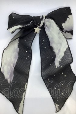 画像1: Angelic Pretty / Misty Skyリボンクリップ  クロ O-25-07-18-1020-AP-AC-IG-OS