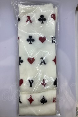 画像1: BABY,THE STARS SHINE BRIGHT / HEART TRUMPオーバーニーソックス  シロ O-25-07-18-1025-BA-ZA-IG-OS