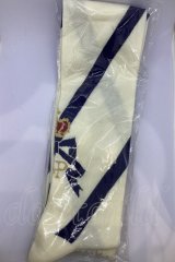 ALICE and the PIRATES / ラブエアメールアップリケ オーバーニーソックス  オフ×ネイビー O-25-07-18-1037-PA-ZA-IG-OS