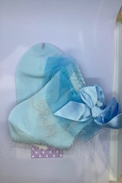 画像1: Angelic Pretty / Misty Skyクルー丈ソックス  サックス O-25-07-18-1039-AP-ZA-IG-OS