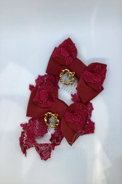 画像1: BABY,THE STARS SHINE BRIGHT / プリンセスドロップゆらゆらコーム  えんじ O-25-07-18-1057-BA-AC-IG-OS