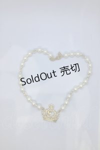 BABY,THE STARS SHINE BRIGHT / 蝶々王冠のパールチョーカー  ゴールド O-25-07-18-1078-BA-AC-IG-OS