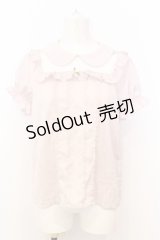Ank Rouge / プチバラタックプルブラウス M ピンク O-25-07-18-058-CA-BL-OW-OS