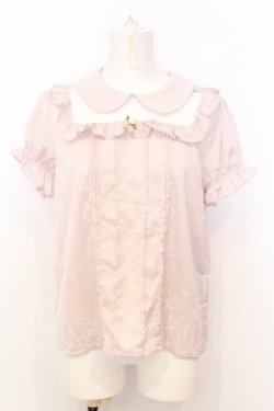 画像1: Ank Rouge / プチバラタックプルブラウス M ピンク O-25-07-18-058-CA-BL-OW-OS