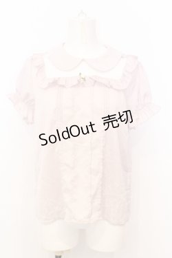 画像1: Ank Rouge / プチバラタックプルブラウス M ピンク O-25-07-18-058-CA-BL-OW-OS