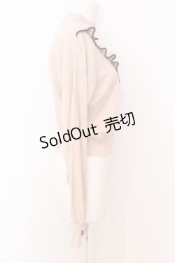 画像3: Honey Cinnamon / 柄編み切り替えニットプルオーバー F ベージュ O-25-07-18-006-LO-TO-OW-OS