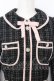 画像2: Swankiss / TS docking tweed O/P ワンピース F クロ×ピンク O-25-07-18-060-CA-OP-OW-OS (2)