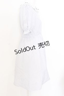 画像2: Ank Rouge / はしごレース丸襟ワンピース M グレー O-25-07-18-063-CA-OP-OW-OS