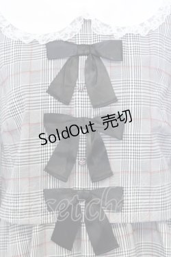 画像2: Ank Rouge / 3つリボンセットアップワンピース M グレー O-25-07-18-064-CA-OP-OW-OS