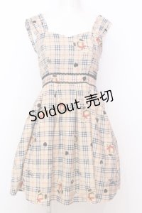 Honey Cinnamon / チェックベアジャンスカ F ベージュ O-25-07-18-007-LO-OP-OW-OS