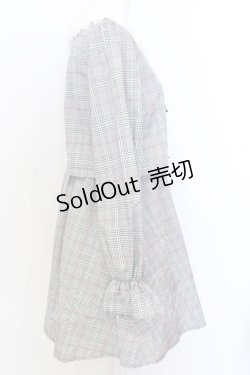 画像3: Ank Rouge / 3つリボンセットアップワンピース M グレー O-25-07-18-064-CA-OP-OW-OS