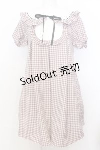Secret Honey / セーラーフリルAラインワンピース  ピンク O-25-07-18-066-CA-OP-OW-OS