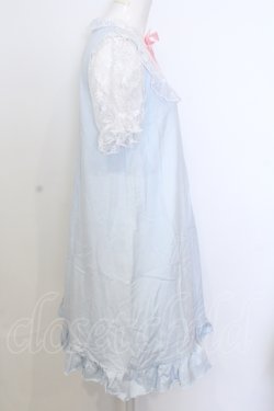 画像2: Nile Perch / ヨークレースカットワンピース  サックス O-25-07-18-067-LO-OP-OW-OS
