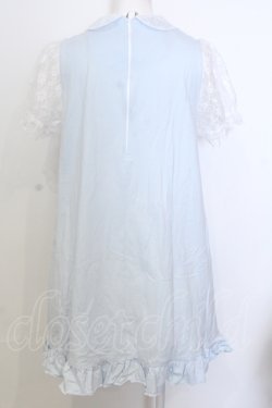 画像3: Nile Perch / ヨークレースカットワンピース  サックス O-25-07-18-067-LO-OP-OW-OS