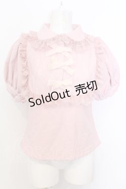 画像1: Swankiss / RS heart ribbon B/L　ブラウス F ピンク O-25-07-18-068-CA-BL-OW-OS