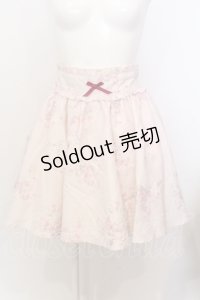 Ank Rouge / 花柄フレアスカート M ピンク O-25-07-18-071-CA-SK-OW-OS