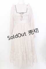 Ank Rouge / レースロングクラシックワンピース M ベージュ O-25-07-18-072-CA-OP-OW-OS